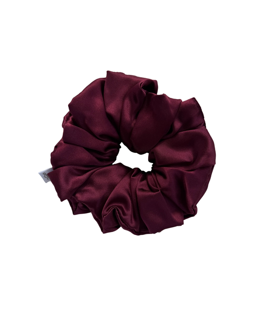 Wineberry Mulberry Silk Scrunchie