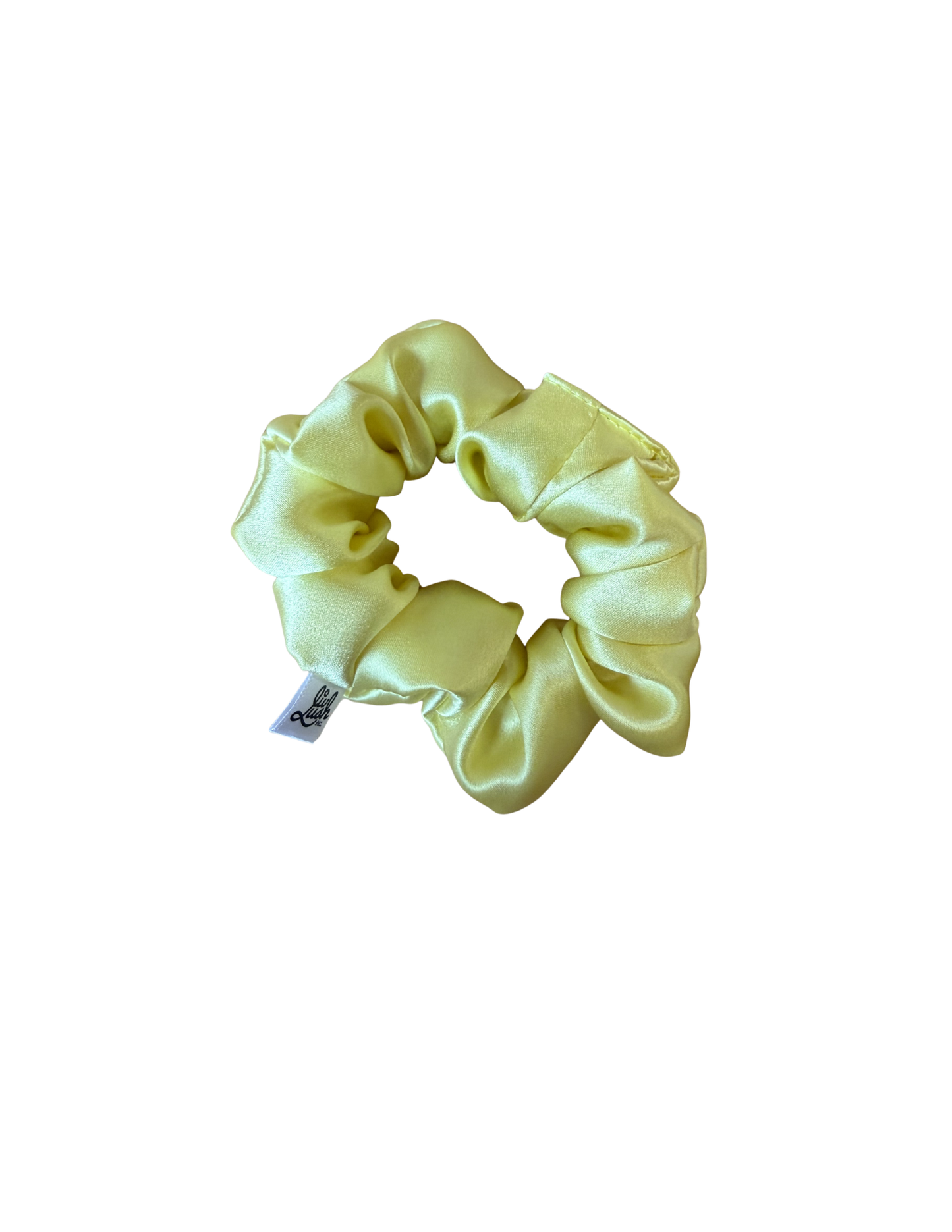 Lemon Drop Mulberry Silk Scrunchie