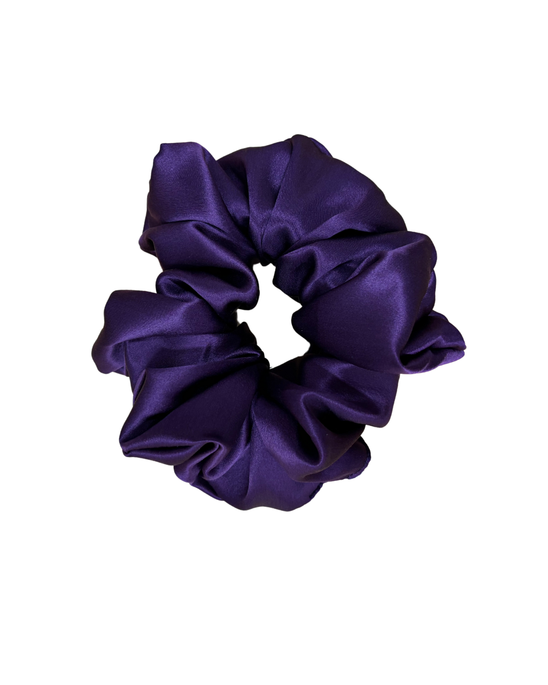 sugar plum mulberry silk scrunchie