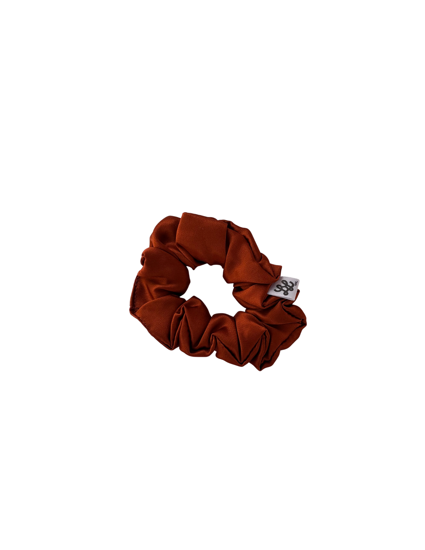 Rusted Maple Mulberry Silk Scrunchie