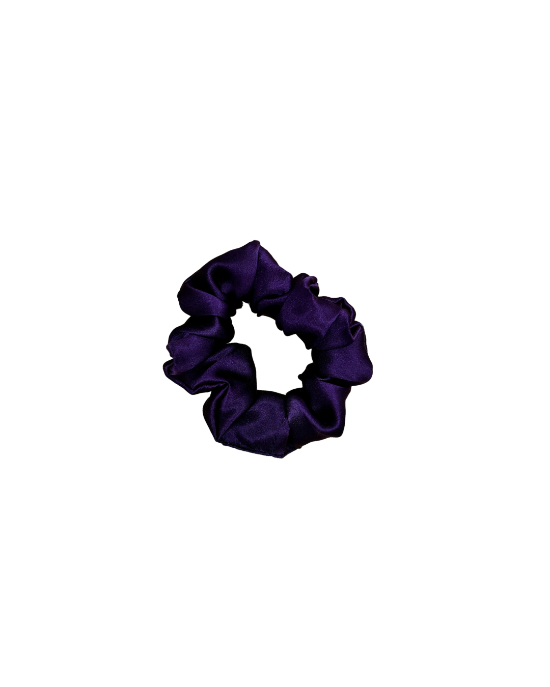 sugar plum mulberry silk scrunchie