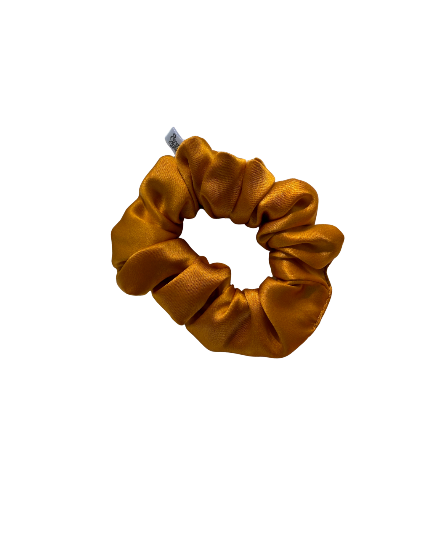 Pumpkin Spice Mulberry Silk Scrunchie