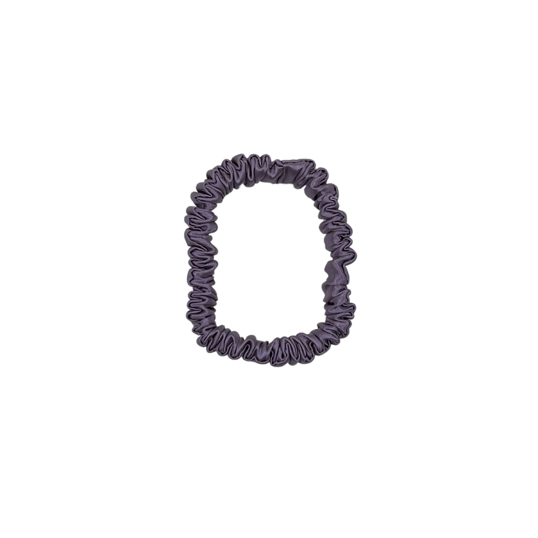 Amethyst Mulberry Silk Scrunchie