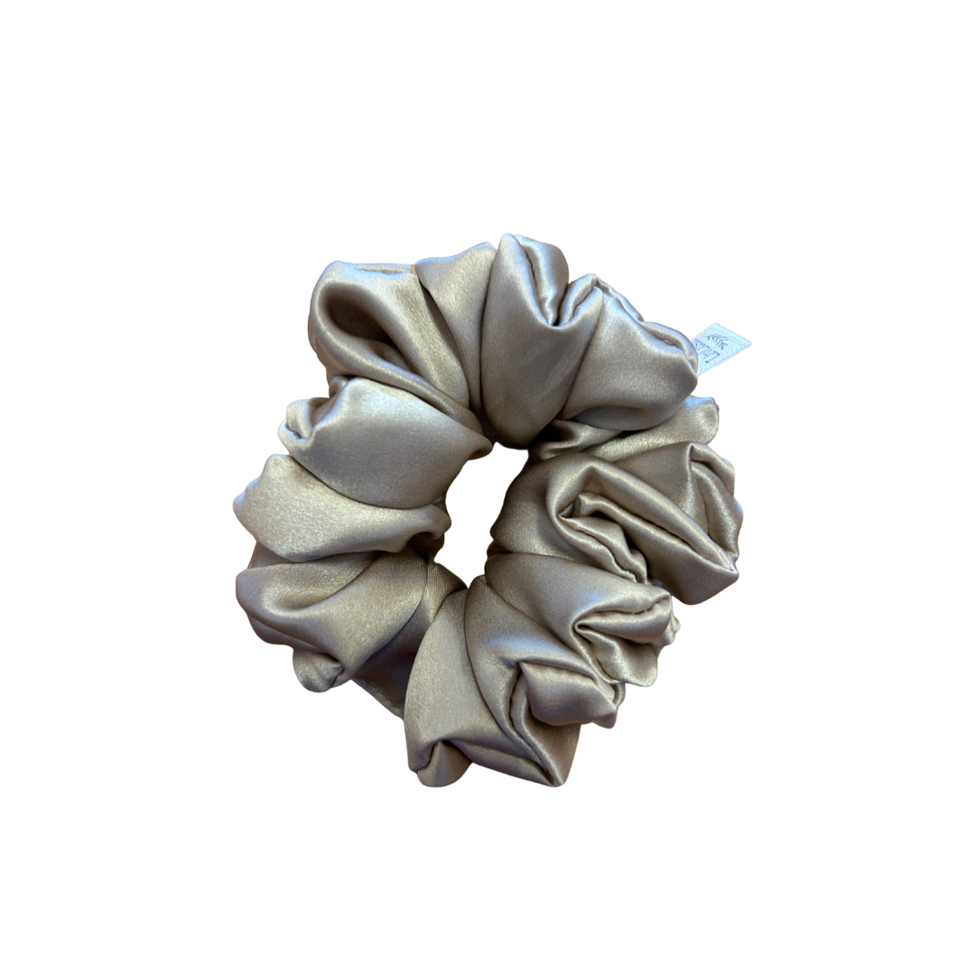 Chai Mulberry Silk Scrunchie
