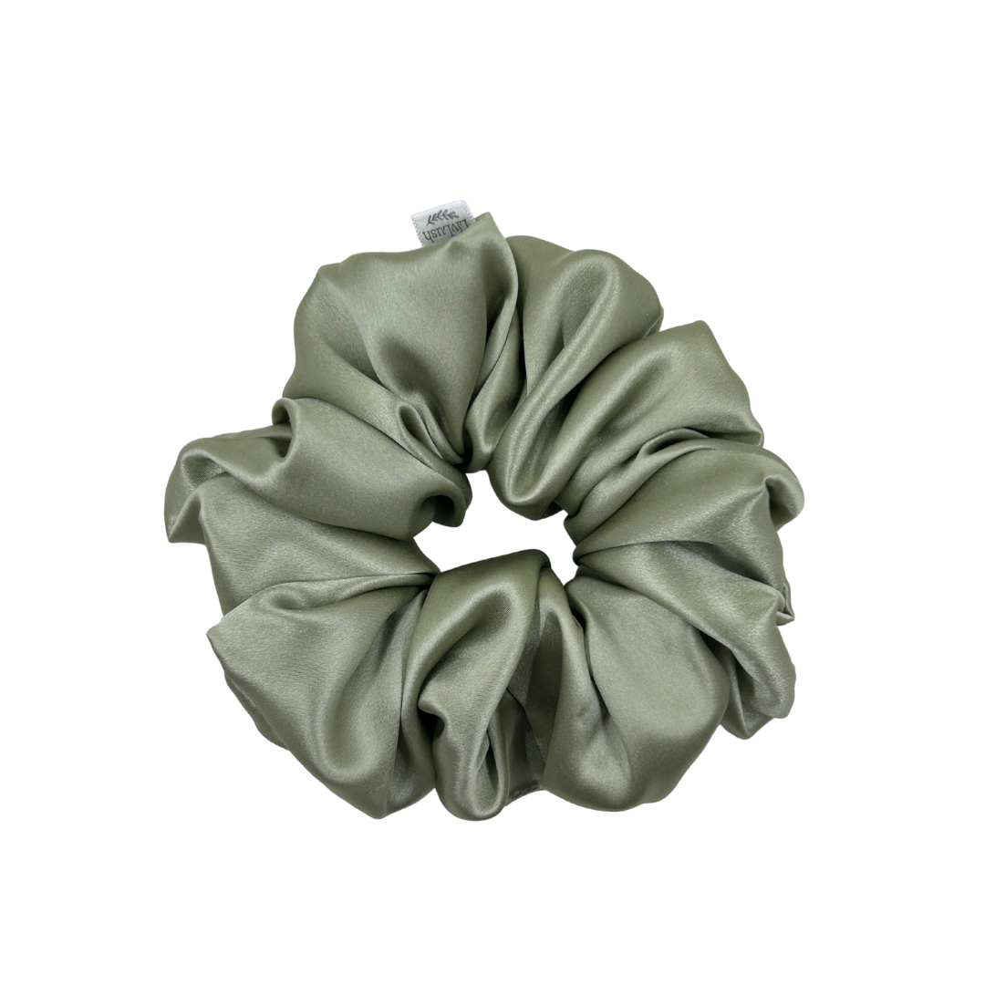 Eucalyptus Mulberry Silk Scrunchie