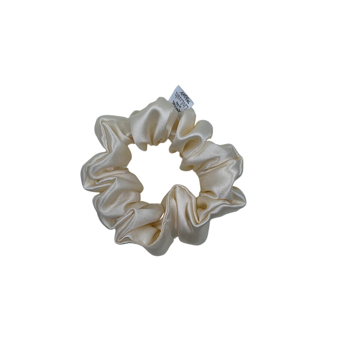 Honey Gold Mulberry Silk Scrunchie