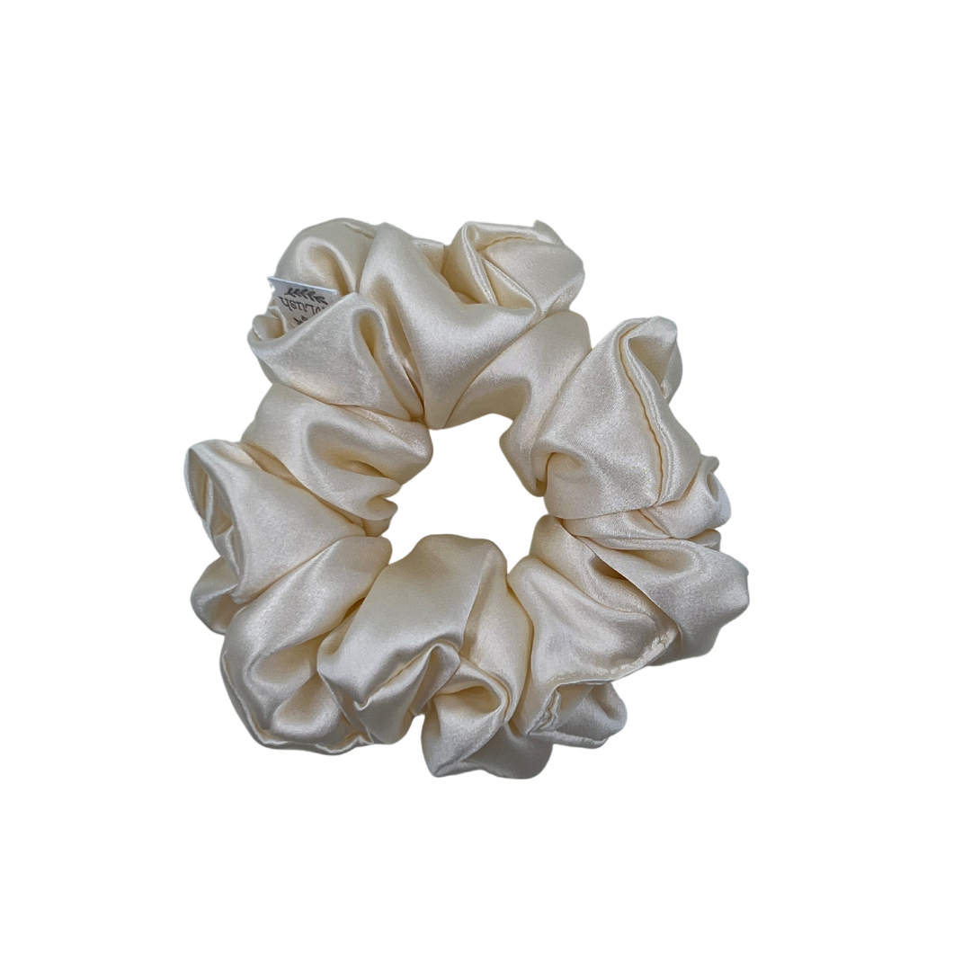 Honey Gold Mulberry Silk Scrunchie