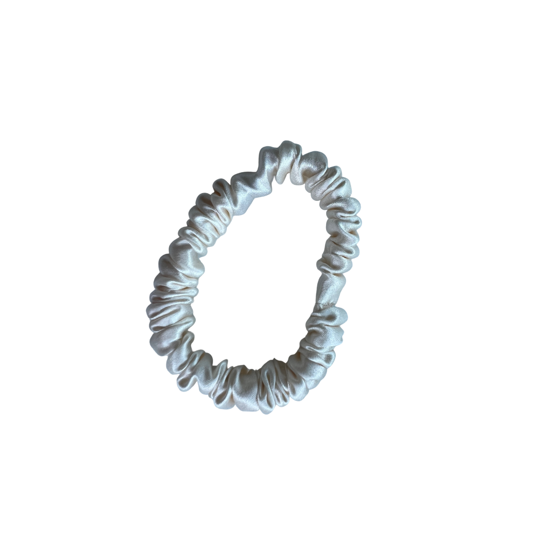 Honey Gold Mulberry Silk Scrunchie