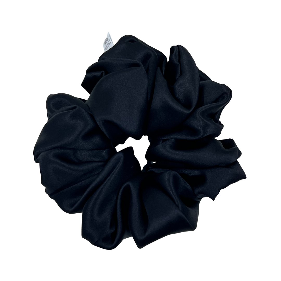 Midnight Mulberry Silk Scrunchie