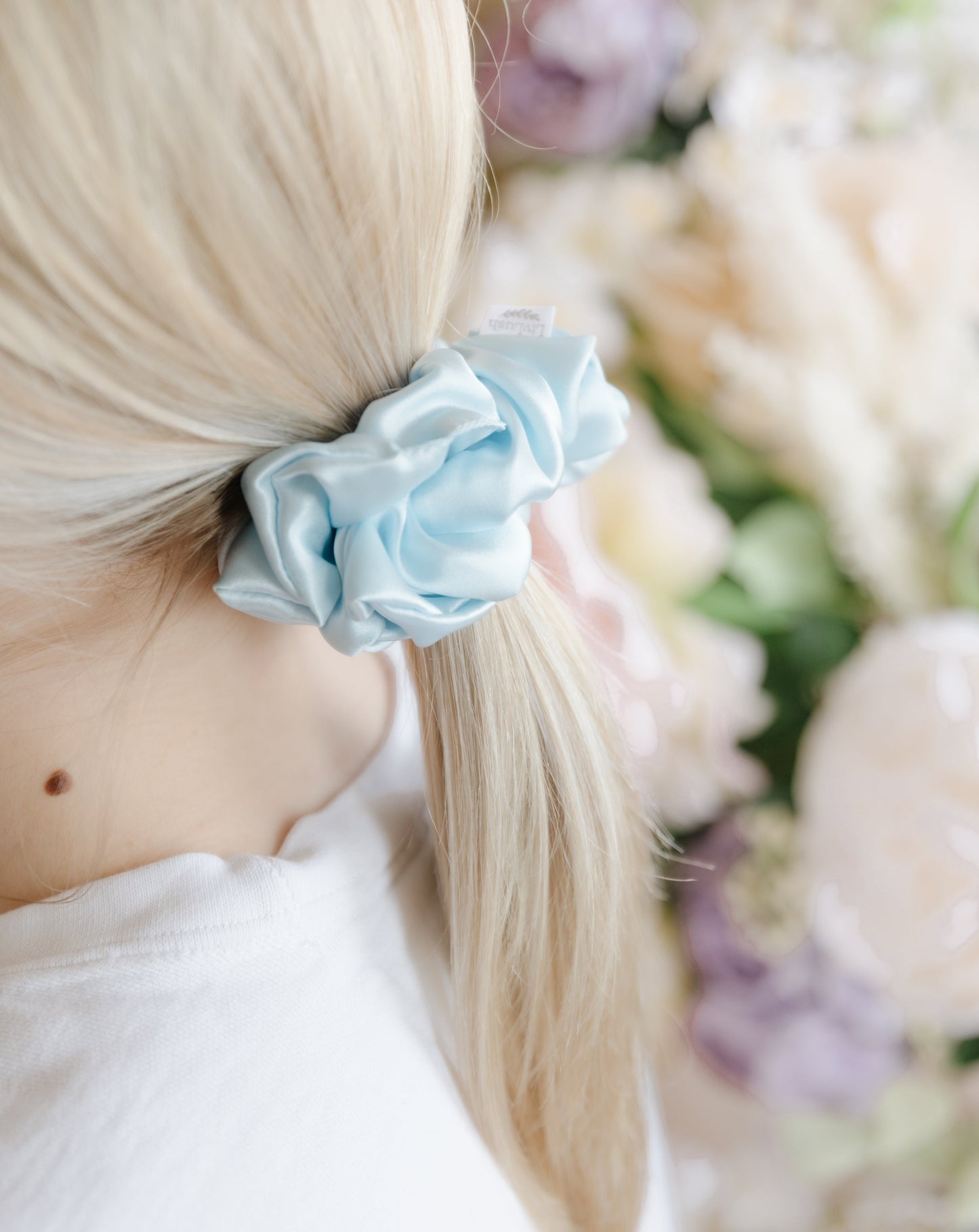 Stardust Mulberry Silk Scrunchie