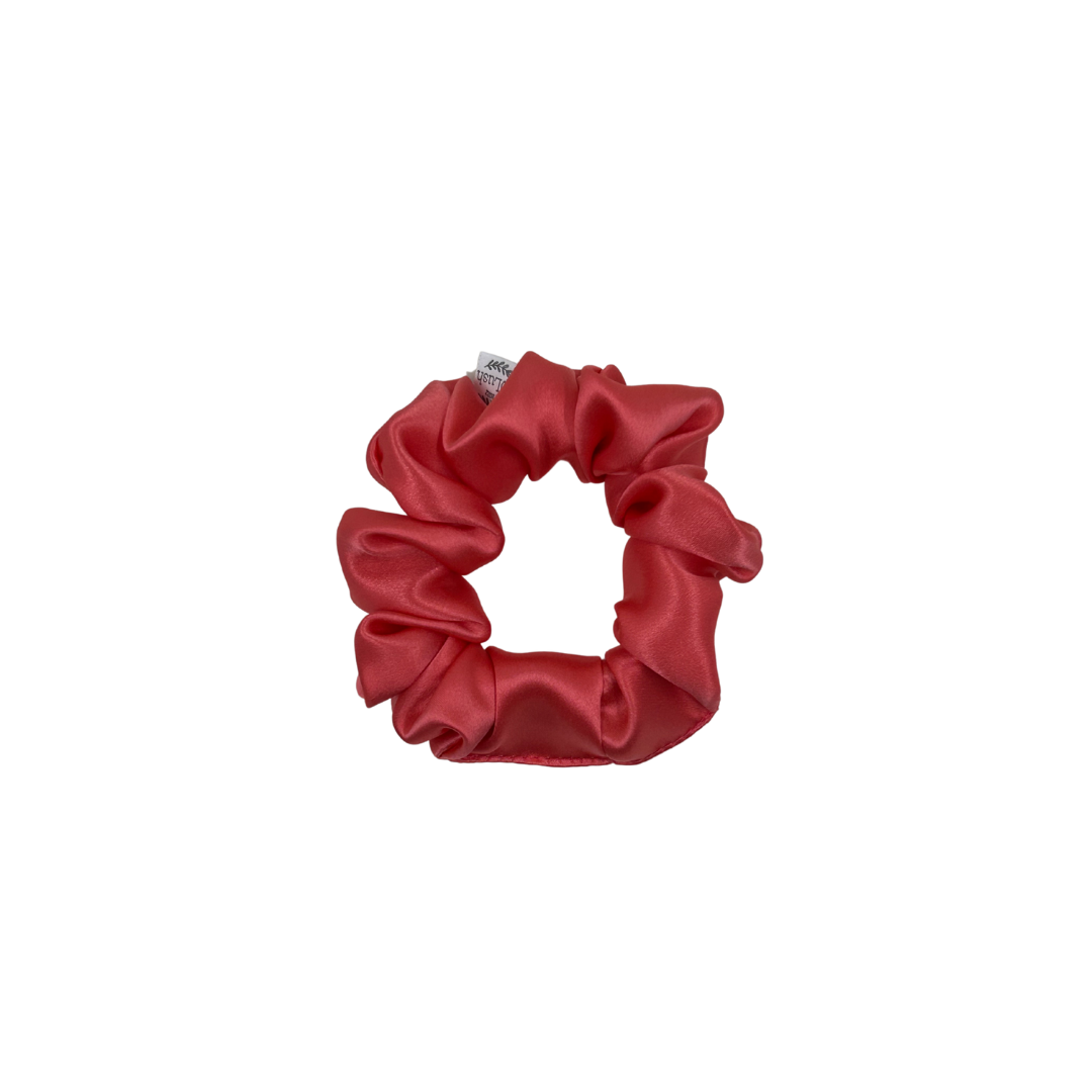 Watermelon Mulberry Silk Scrunchie