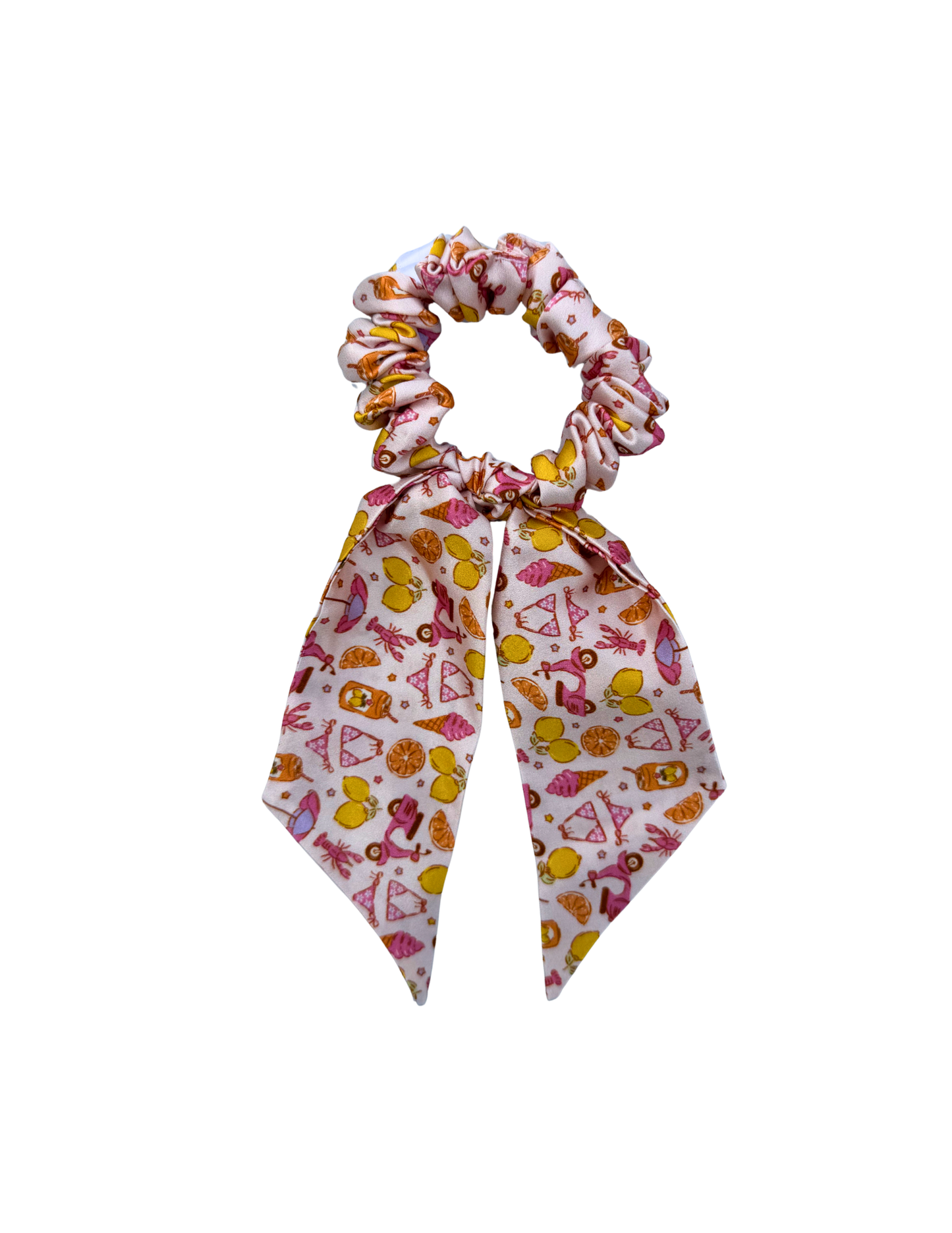 Big Bow Mulberry Silk Scrunchie