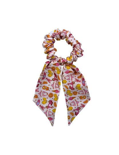 Big Bow Mulberry Silk Scrunchie