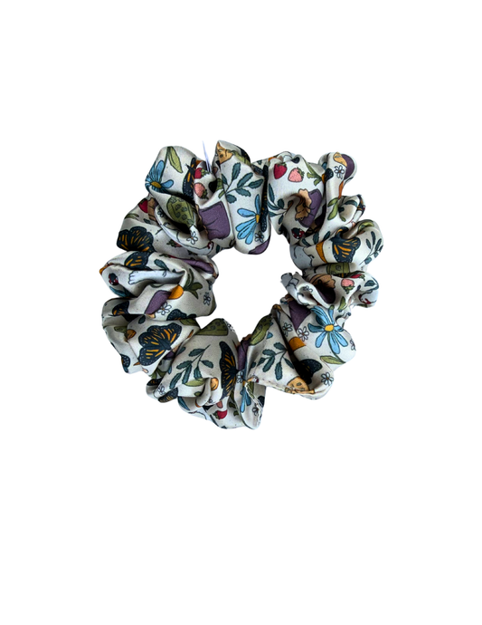 Cottage Core Satin Scrunchie