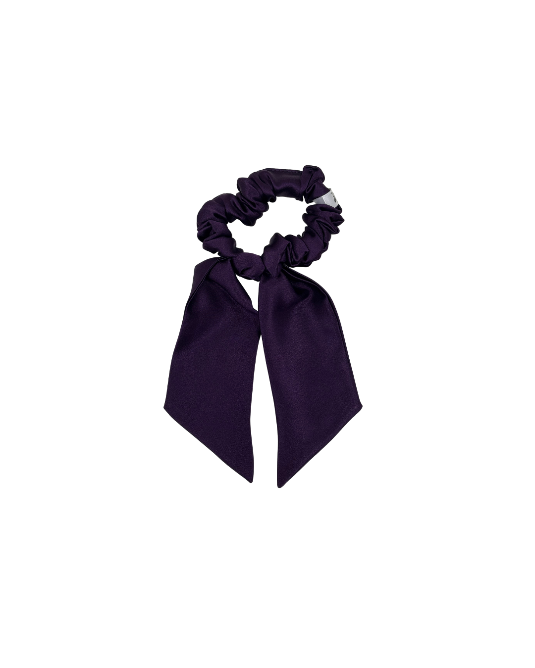 Big Bow Mulberry Silk Scrunchie