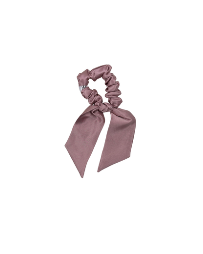 Big Bow Mulberry Silk Scrunchie