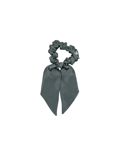 Big Bow Mulberry Silk Scrunchie