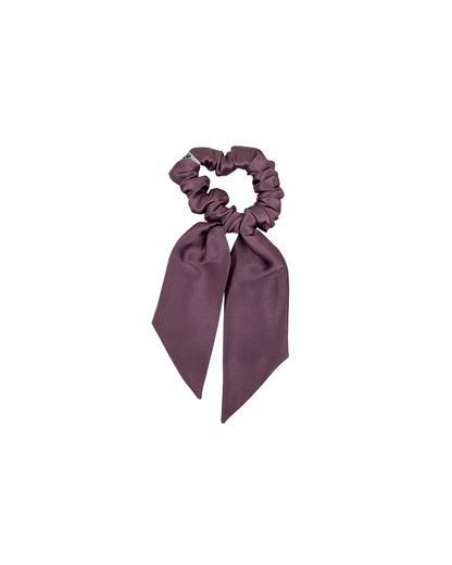 Big Bow Mulberry Silk Scrunchie