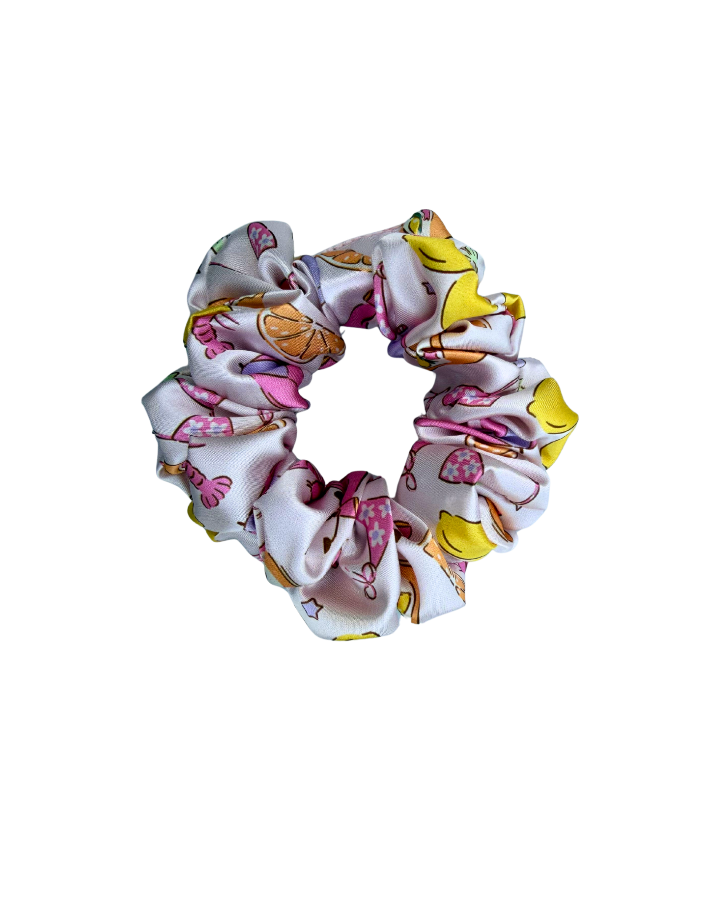 Summer Spritz Satin Scrunchie