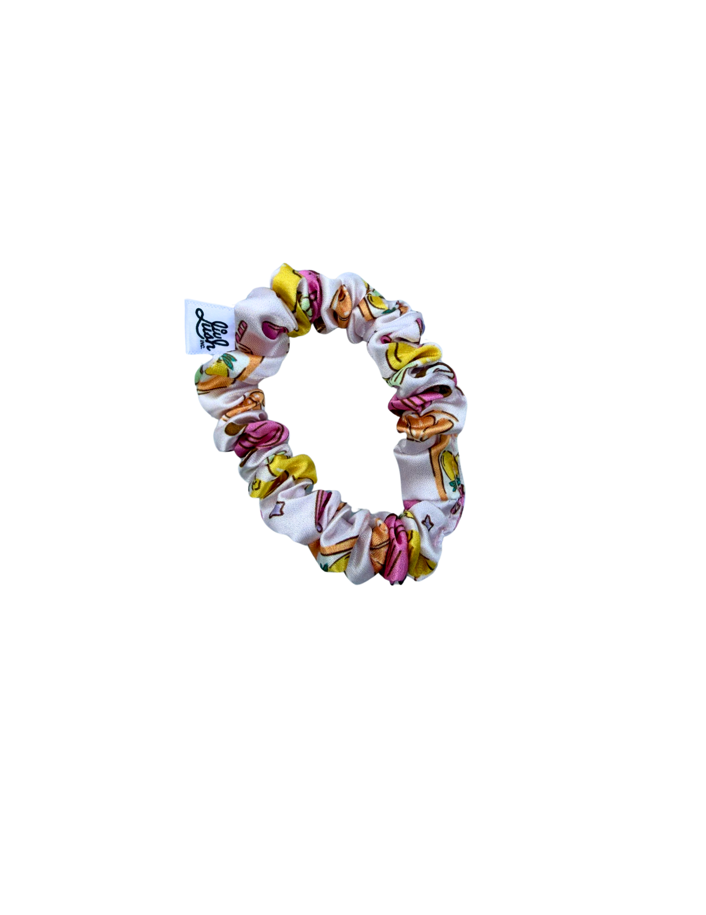 Summer Spritz Satin Scrunchie