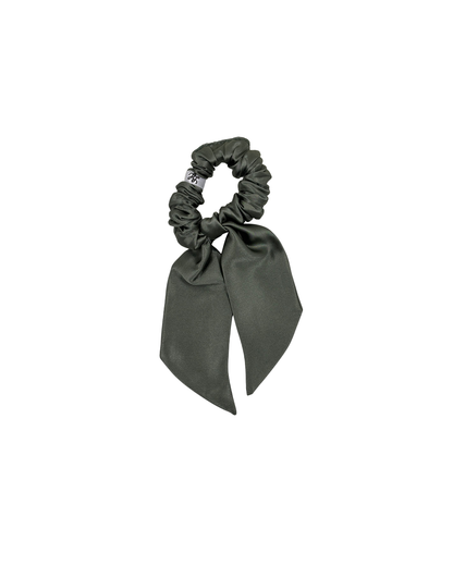 Big Bow Mulberry Silk Scrunchie