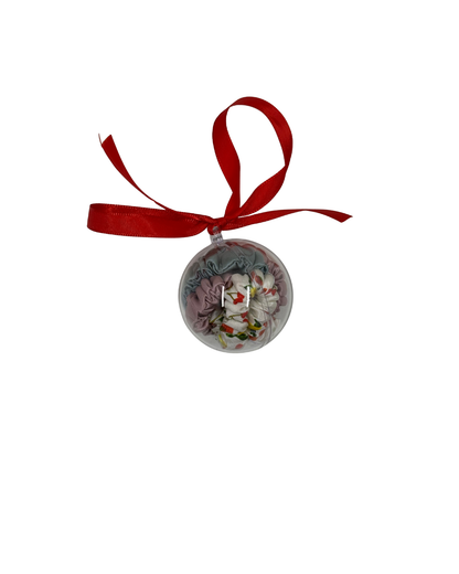 Mini Silk Scrunchie Ornament