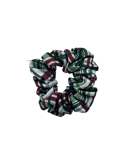 Perfect Plaid Satin Scrunchie