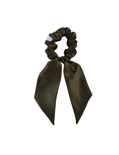 Big Bow Mulberry Silk Scrunchie