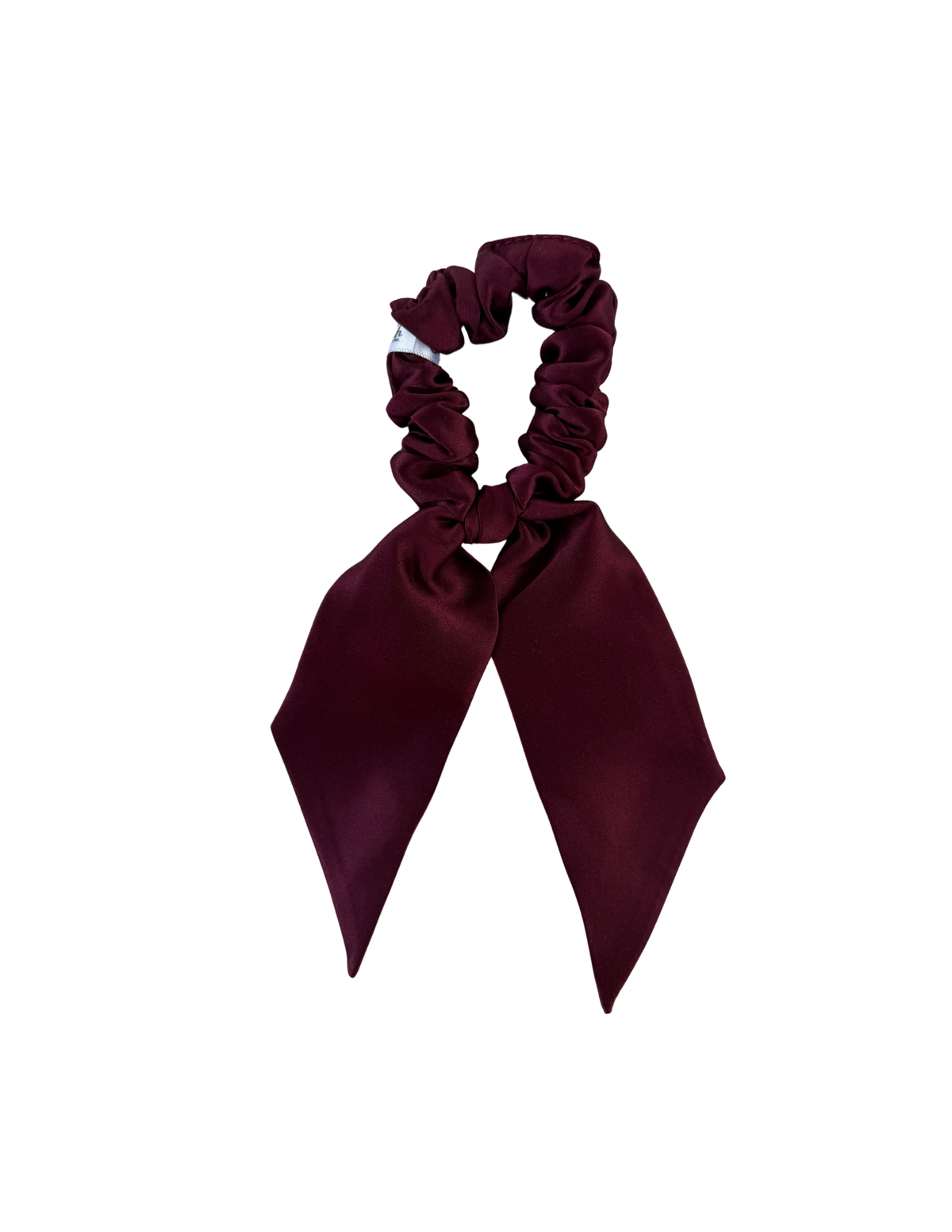 Big Bow Mulberry Silk Scrunchie