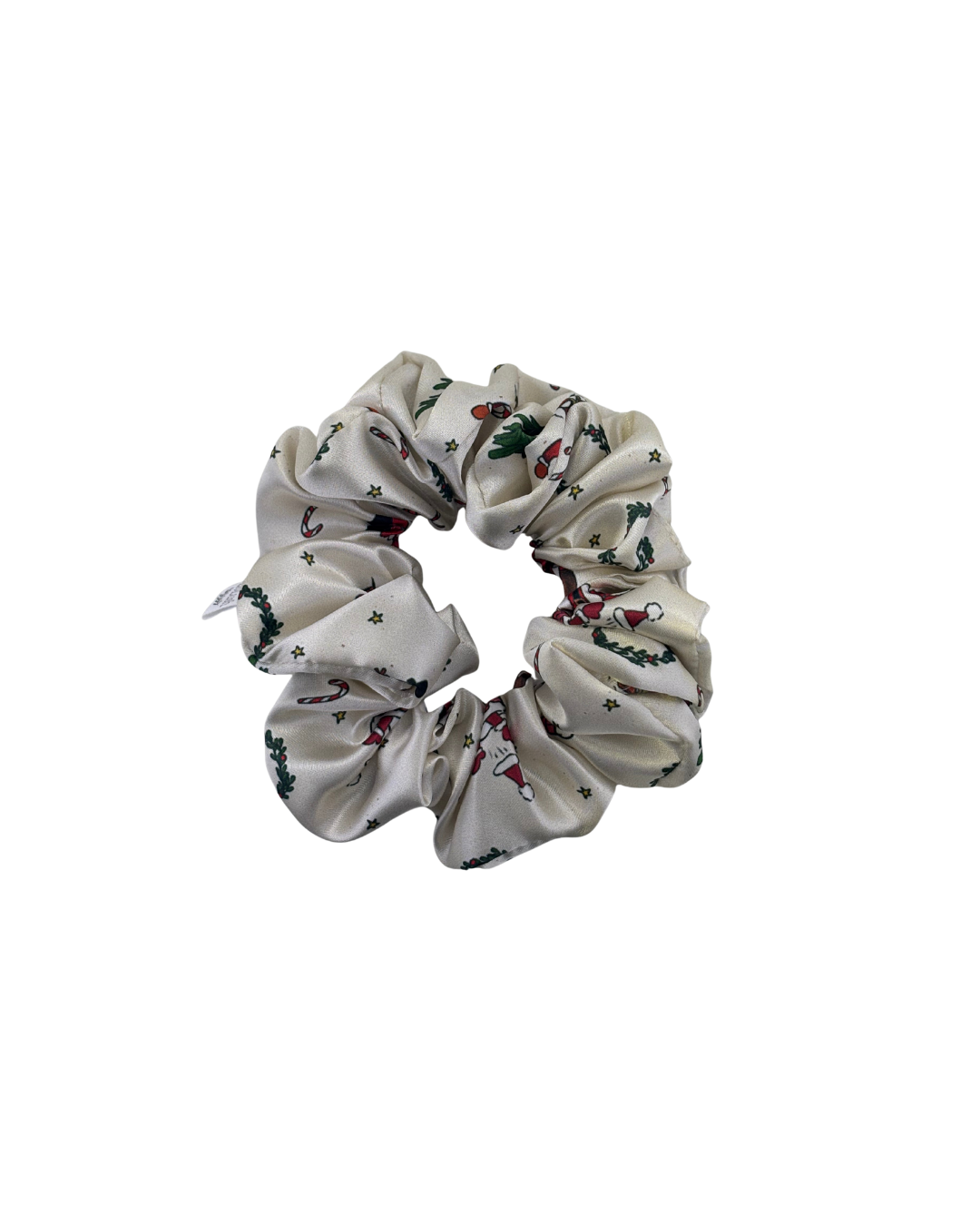 Traditional Christmas Satin Scrunchie