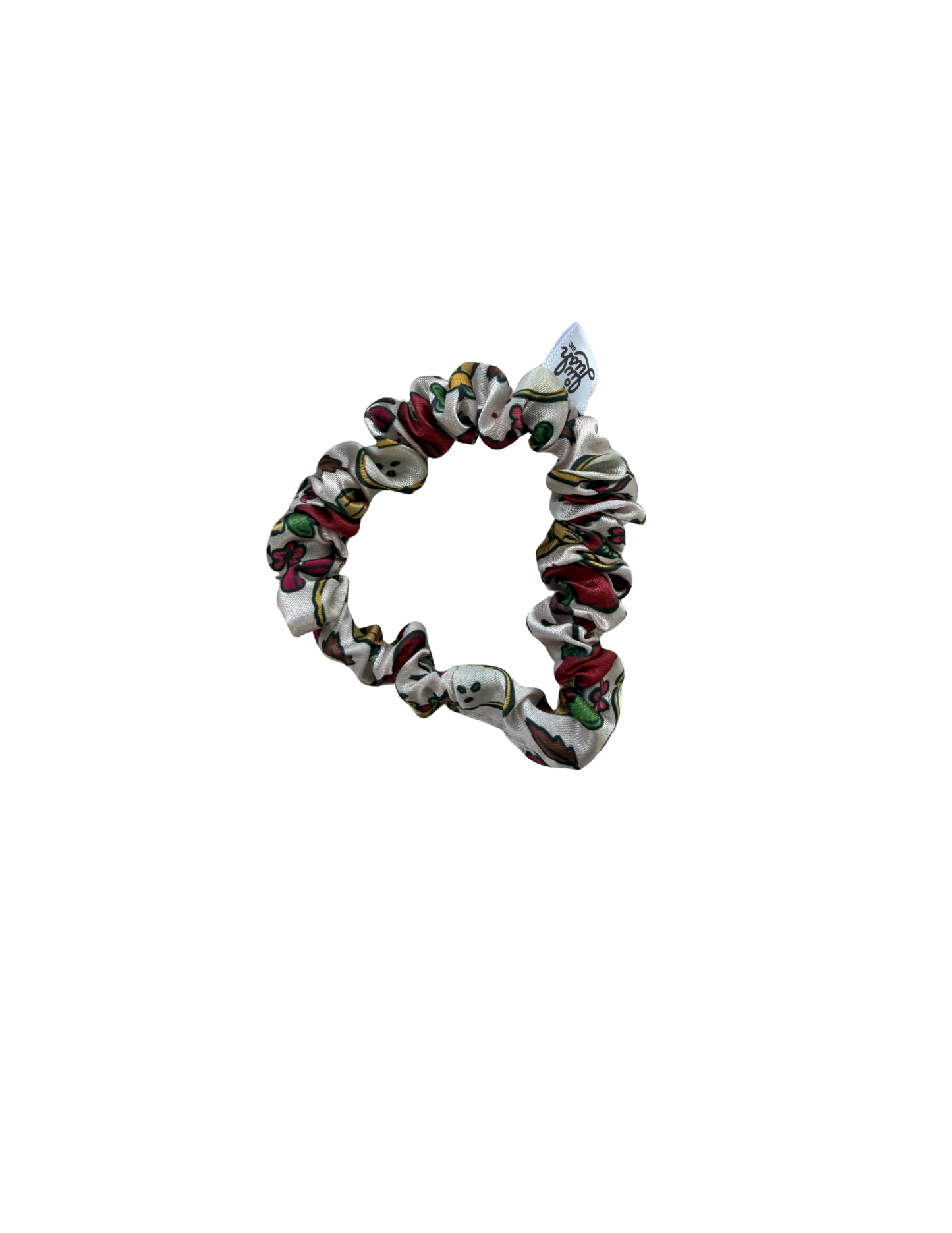 Apple Harvest Satin Scrunchie