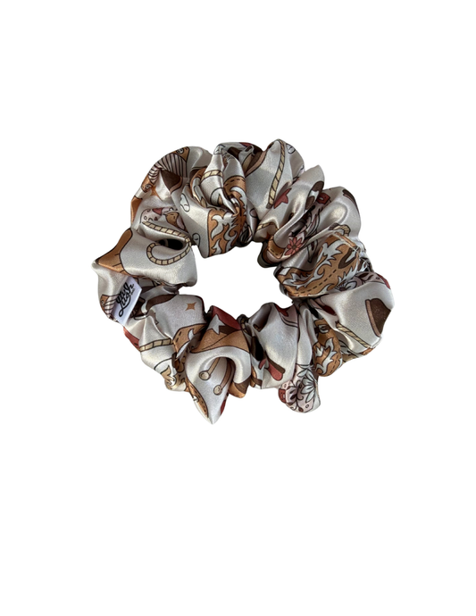 Howdy Honey Satin Scrunchie