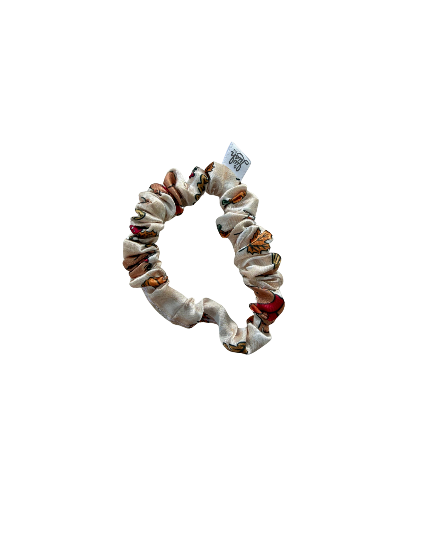 Forest Friends Satin Scrunchie