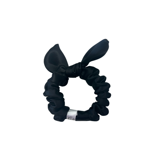 Lil Bow Mulberry Silk Scrunchie