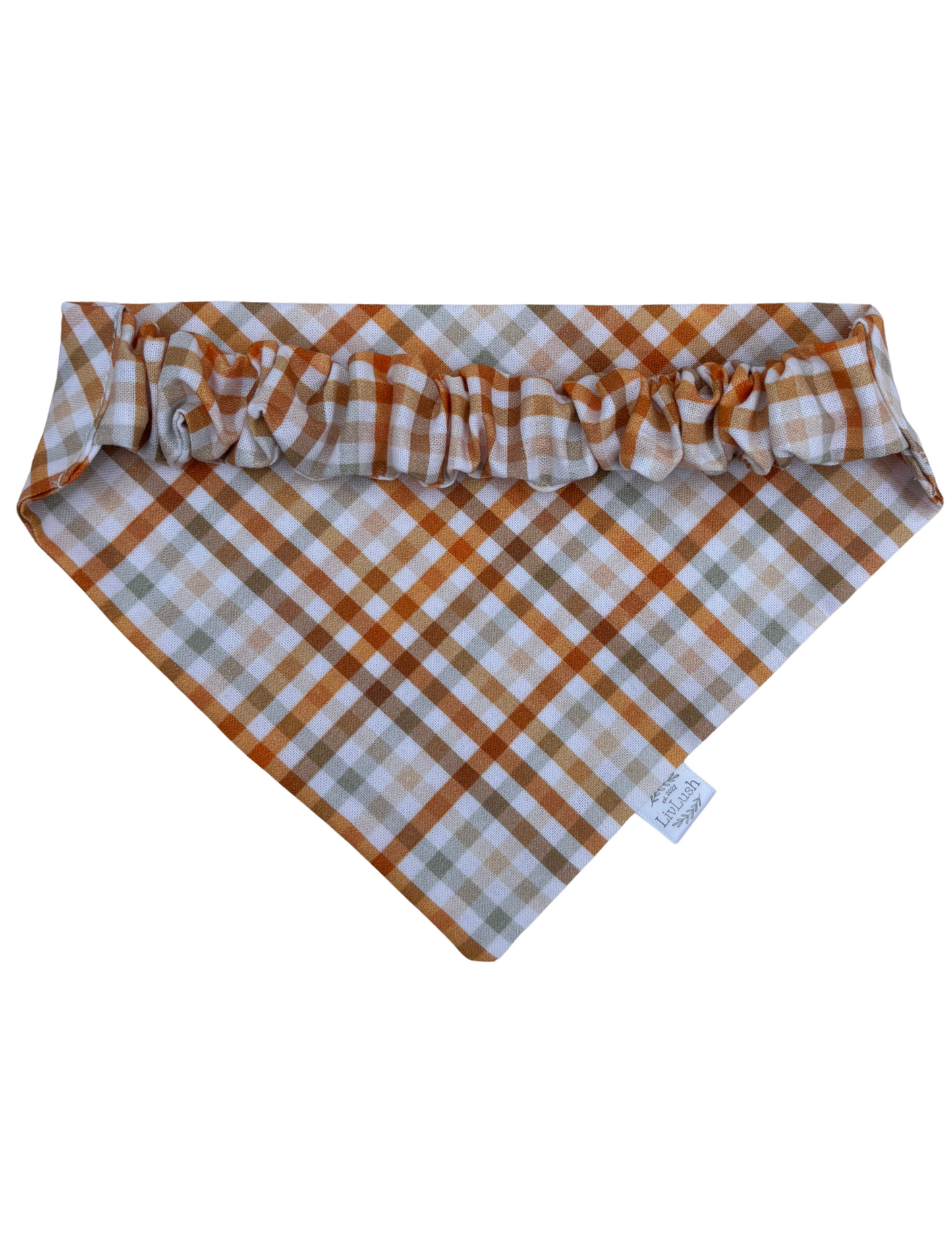 Pecan Plaid Dog Scruffie