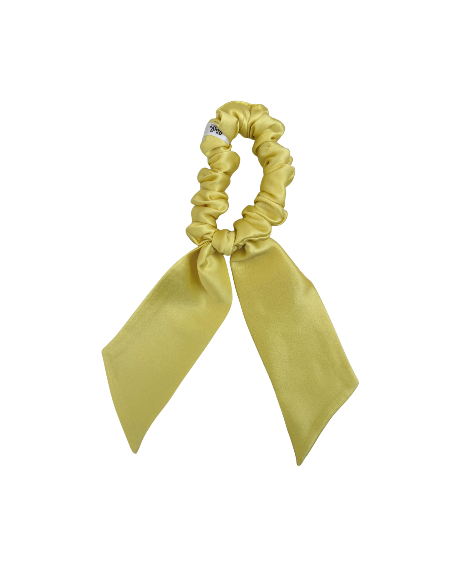 Big Bow Mulberry Silk Scrunchie