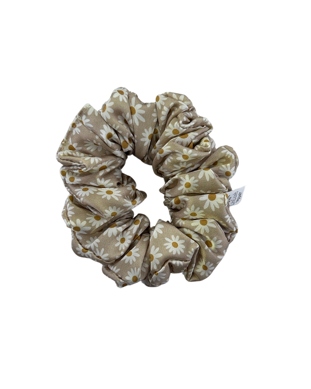 Daisy Mulberry Silk Scrunchie