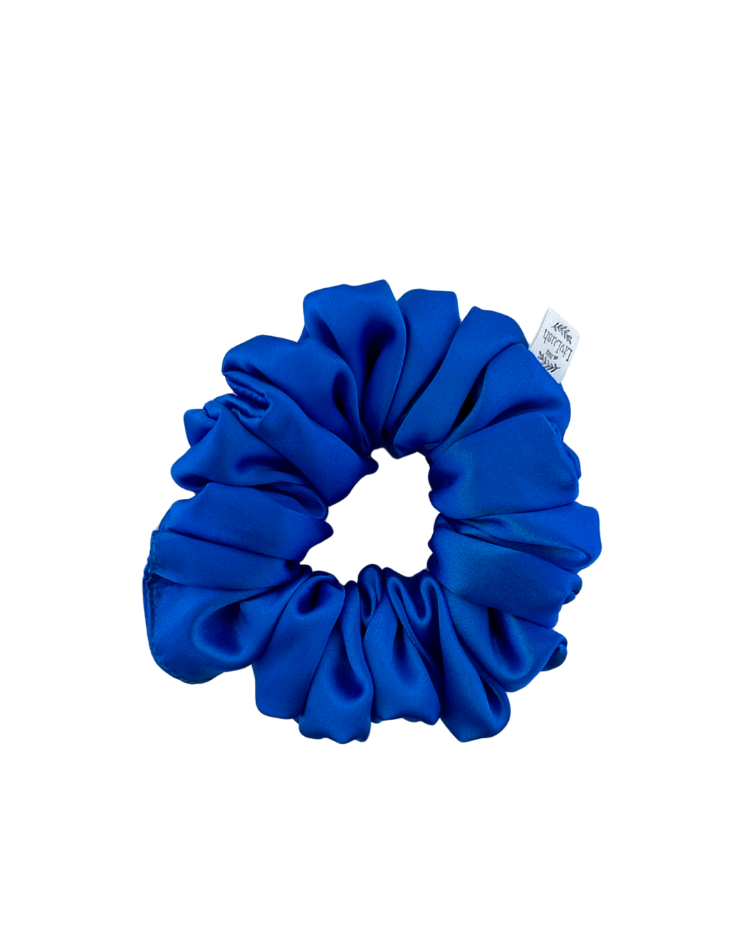 Blueberry Bliss Mulberry Silk Scrunchie