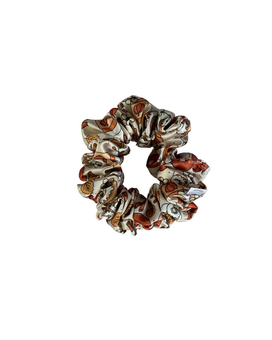 sweet fall satin scrunchie