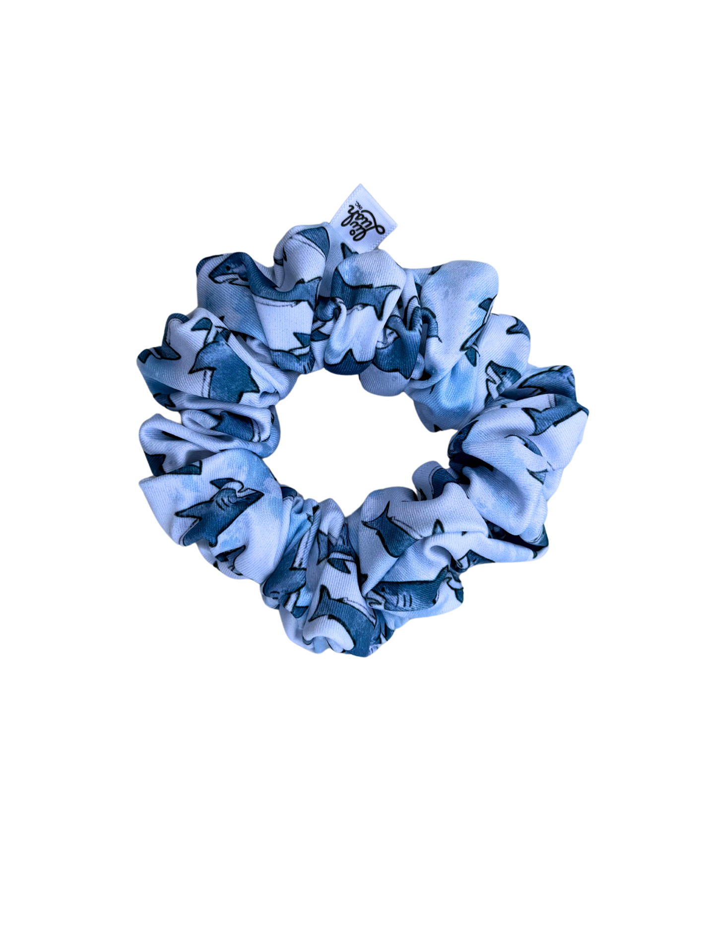 Sassy Shark Swim Scrunchie