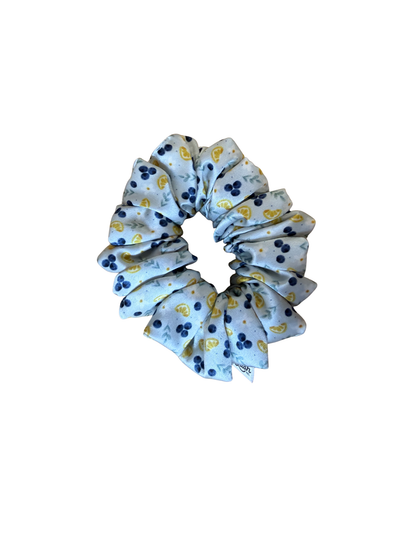 Blueberry Lemonade Mulberry Silk Scrunchie