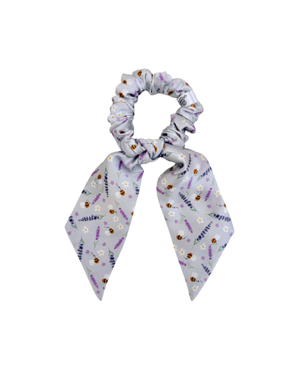 Big Bow Mulberry Silk Scrunchie