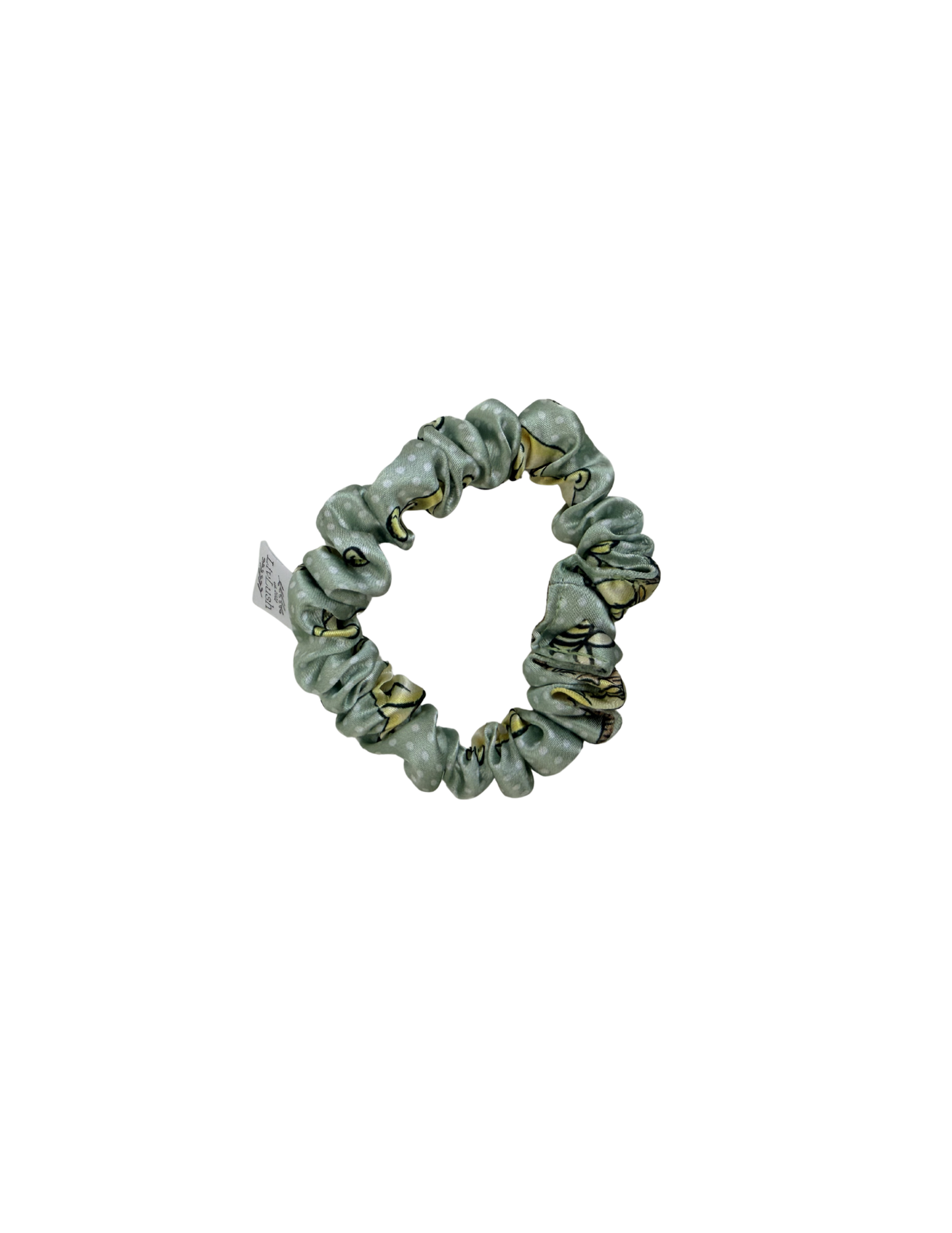 Honey Patch Satin Scrunchie