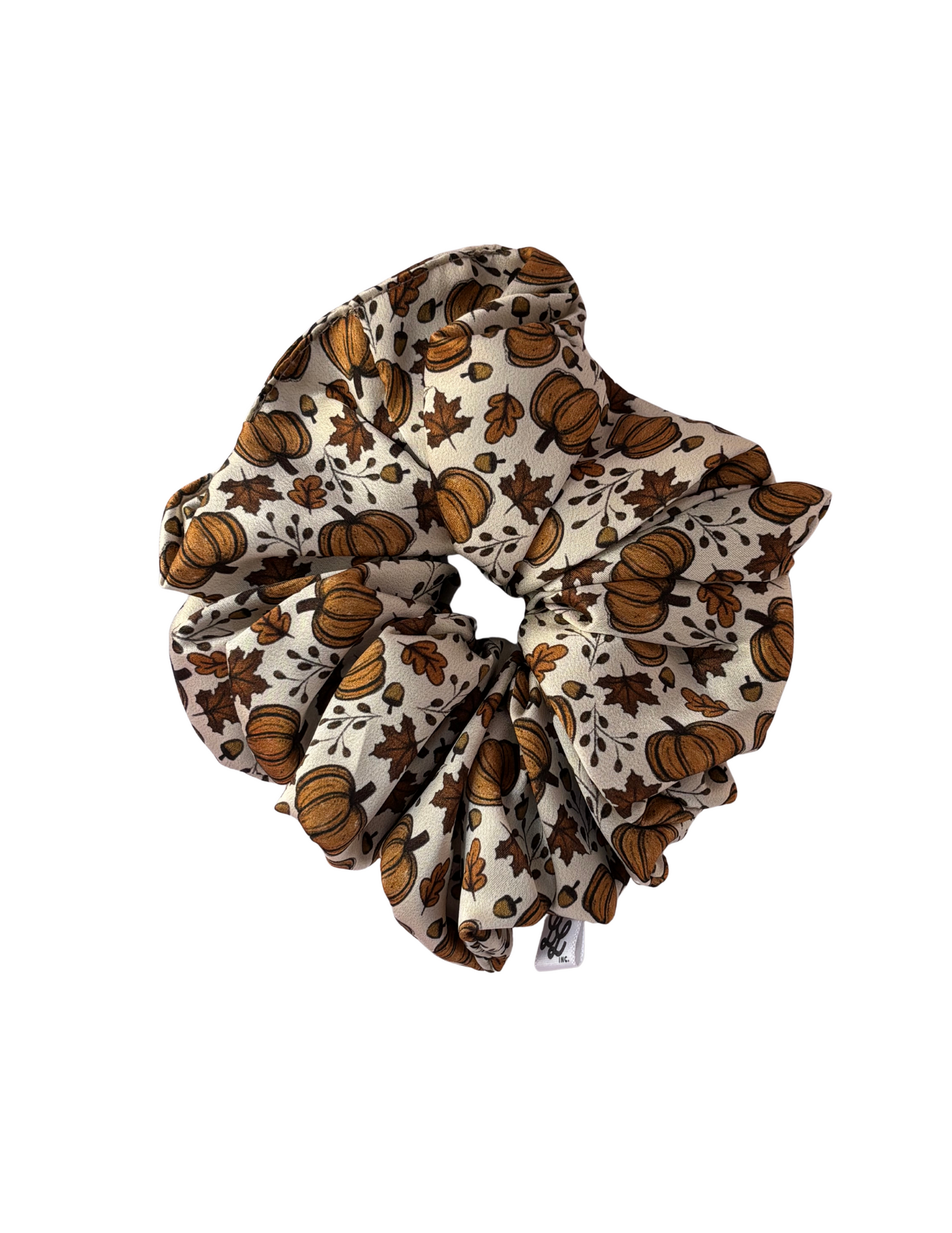 Perfect Pumpkin Mulberry Silk Scrunchie