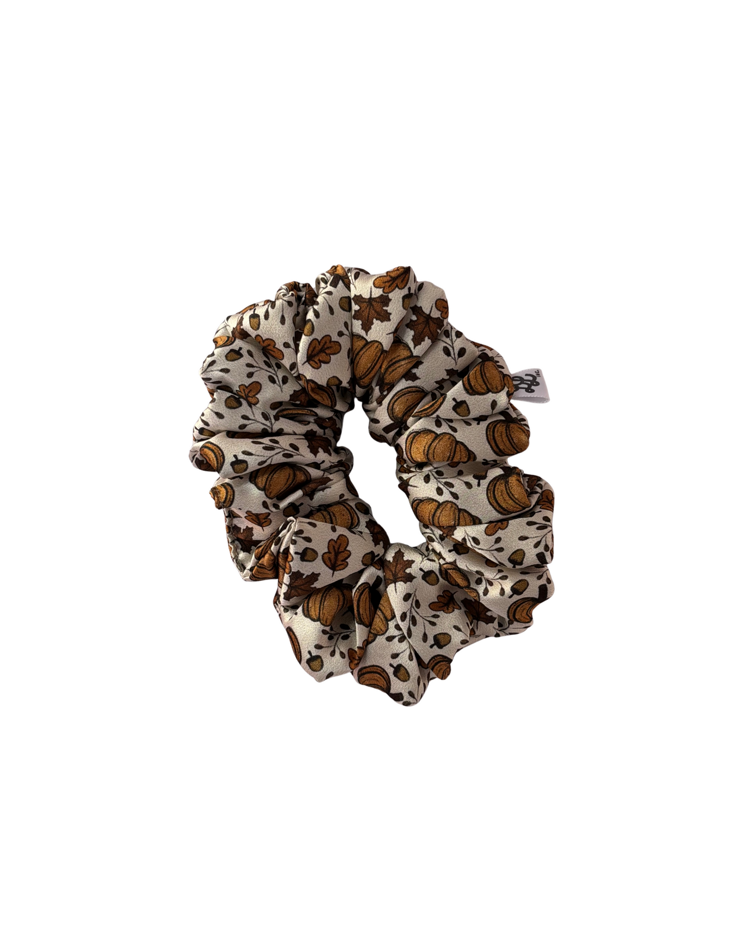 Perfect Pumpkin Mulberry Silk Scrunchie