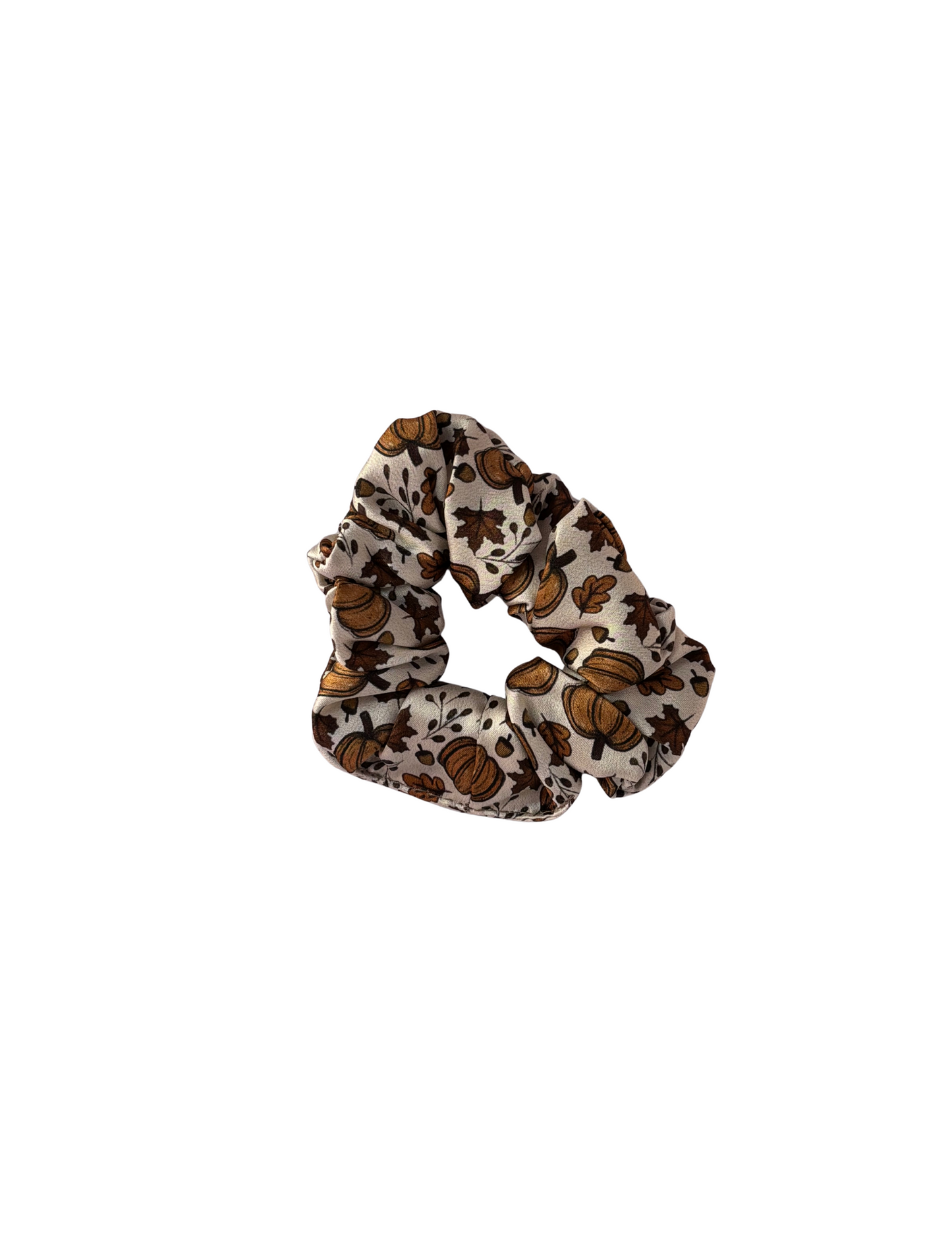 Perfect Pumpkin Mulberry Silk Scrunchie