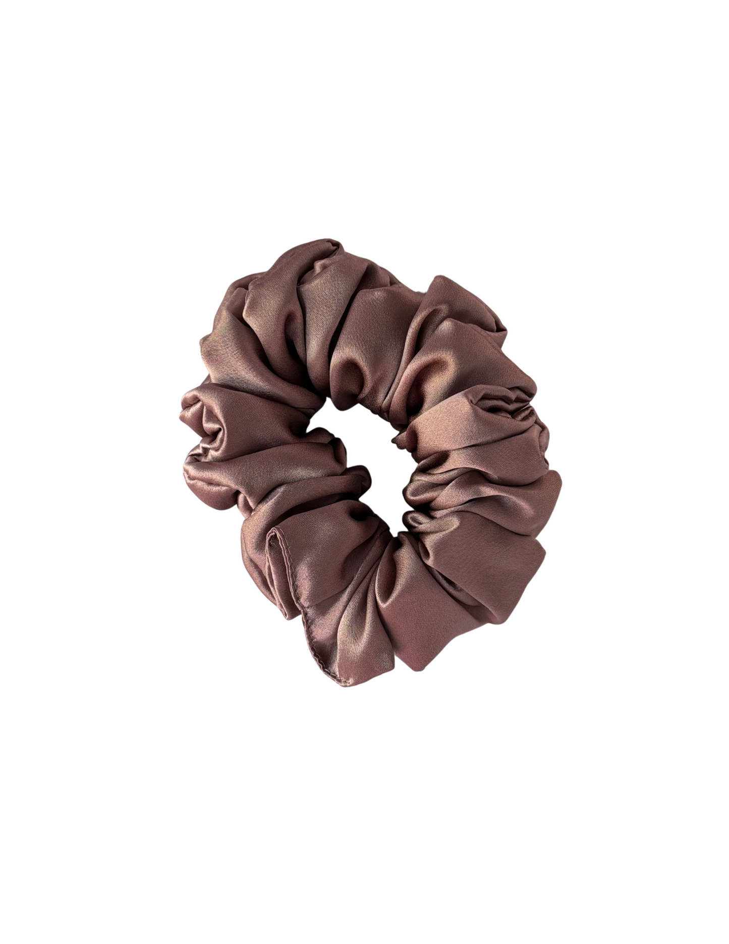 Deep Amethyst Mulberry Silk Scrunchie