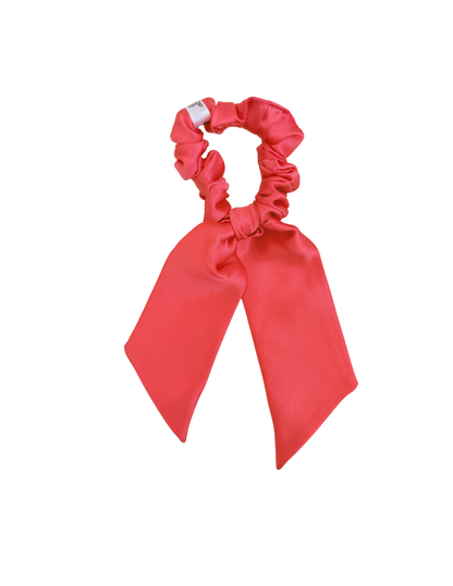 Big Bow Mulberry Silk Scrunchie