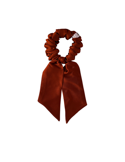 Big Bow Mulberry Silk Scrunchie