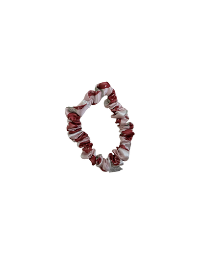 Strawberry Picnic Satin Scrunchie